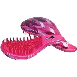 Cala Kwartelvrije wirwar vrije haarborstel hete roze chevron haarborstel