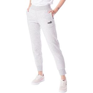 PUMA ESS Sweatpants FL cl Dames Broek - Lichtgrijs - Maat S