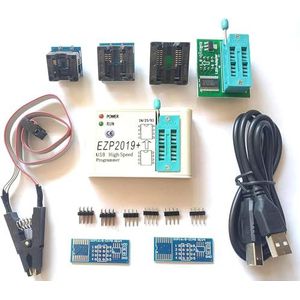 EZP2019+ USB-programmer, high-speed SPI ondersteuning voor 24, 25 en 93 EEPROM, Flash BIOS iC programmer, sop8EPROM IC chip socket adapter