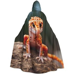 DURAGS Sand Leopard Gecko modieuze cosplay kostuum mantel - unisex vampier cape voor Halloween & rollenspel evenementen