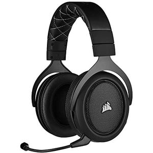 Corsair HS70 Pro Draadloze gaming headset - 7.1 surround gaming headset voor pc, MacOS, PS5, PS4 - Discord gecertificeerd - 50 mm driver - carbon zwart