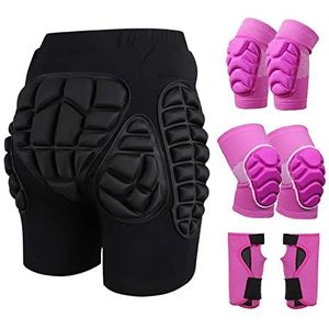 3D Gewatteerde Beschermende Heup, Gewatteerde Shorts Beschermende Valbroek Staartbeen Heup Butt Pad For Ijs Kunst Rolschaatsen Unisex Protector Pad (Color : D2, Size : S)
