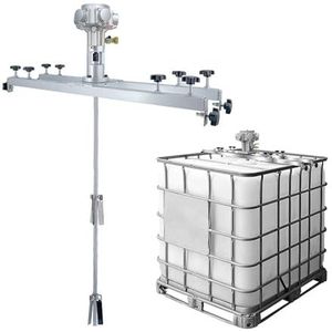 Pneumatische verfmixer, pneumatische roerder voor tank, inktroermachine, opvouwbare propeller, voor inktresolutie roerder