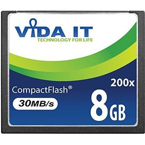 NIEUWE 8 GB HOGE SNELHEID 200x 30MB/s CF Compact Flash GEHEUGENKAART VOOR Canon EOS 10D, 20D, 20Da, 300D, 30D, 350D, 40D, 50D, 5D, 5D Mark II, 7D, D30 SLR DIGITAAL AL CAMERA