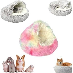 Pursnug Cat Bed,Cozy Cocoon Pet Bed,Olvys Cozy Cocoon Pet Bed For Dogs,Cozy Cocoon Pet Bed For Dogs,Dog Beds & Cat Cave Bed With Hooded Cover Washable
