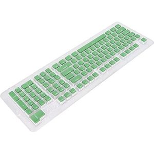 110 toetsen Toetsenbordtoetsen, breed scala aan toepassingen Toetsenbordtoetsen Handige installatie OEM-hoogte voor de meeste mechanische toetsenborden(Kaas groen wit)