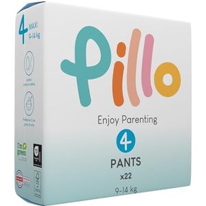 Pillo Pants maat 4 - verpakking met 22 luierbroekjes 4 - Maxi (9-14 kg), pillo luiers - vroege kindertijd