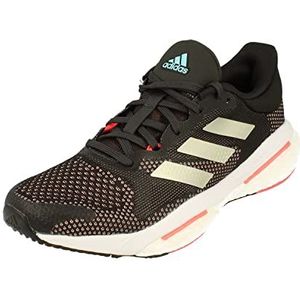 Adidas Solar Glide 5W dames Lage sneakers, Carbon Sandy Beige Met Turbo, 40 2/3 EU
