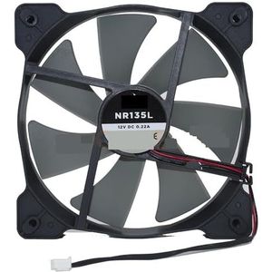 135mm ventilator NR135L 13,5 cm 12V 0,22A HX750/1000 Power Cooling behuizing koeler
