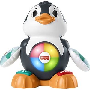 Fisher-Price Linkimals Beats Penguin - UK English Edition, Musical Infant Toy with Lights, Motions & Educational Songs for Infants and Toddlers - HCJ54