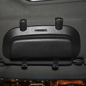 Opbergdoos voor zonnebrillen in de auto voor Renault Arkana 2020 2021 2022 2023, ABS brillenkokers, brillenhouder, brillendoos vooraan, organizer, A/zwart