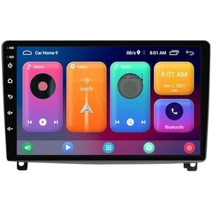 Android 14 2 Din Autoradio voor Peugeot 407 2004-2011 - Steun Carplay Android Auto DSP-9"" Touchscreen Auto Stereo Met Stuurwielbediening WIFI 4G Bluetooth Split-Screen(P2 WIFI 4-Core 1G+32G)