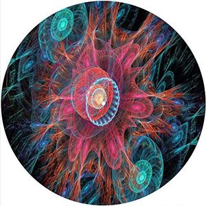 Slipmats Slipmat vilt voor elke 12"" LP DJ vinyl draaitafel platenspeler aangepaste afbeelding - Fractal 8