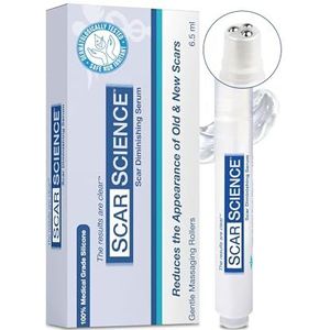 ScarScience ScarScience Medische kwaliteit siliconen littekengel, massageroller, littekengel, voor vers genezen wonden en grotere littekens, chirurgische acne