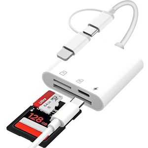 Apple - 3-in-1 Lightning SD-kaartlezer - SD-kaartadapter voor iPhone