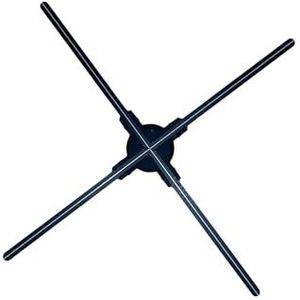 3D Hologram Fan 65/80/100CM Hologram 3D Fan Projector Wifi Led Sign Holografische Speler Reclame Display Ondersteuning 3D Video's voor zakelijke winkelborden, bars, Halloweenfeeste(100cm)