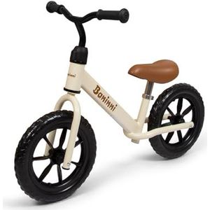 Baninni Lola Loopfiets - Lichtgewicht Balance Bike - geschikt voor kinderen van 2-5 jaar - Beige