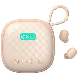 ONES MusPlay Draadloze luidspreker met 2-in-1 hoofdtelefoon, intelligent, [Bluetooth/AUX/MP3], [spel-/muziekmodus] [24 uur luidspreker / 60 uur afspelen van hoofdtelefoon]