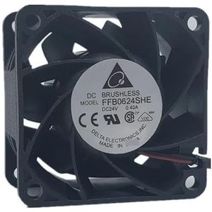 Voor delta FFB0624SHE 24V 0.40a 6038 6cm luchtvolume inverter koelventilator
