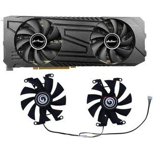 2 stuks/set grafische mijnkaartventilator voor NVIDIA voor JIESHUO CMP50HX 10G CMP 50HX 10GB VGA-videokaartkoeling