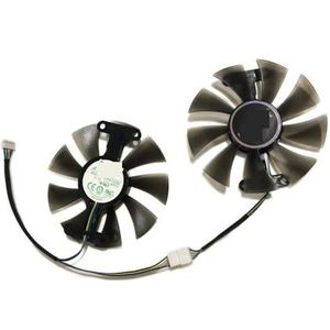 2 stuks, videokaartkoelventilator, grafische GPU-koeler, GA91S2H voor MAXSUN RX 570 Overseas Edition M