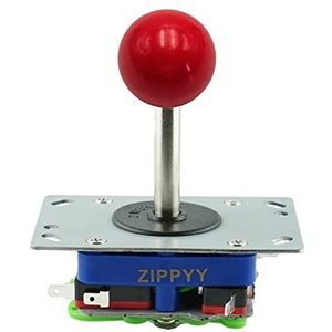 Joystick Arcade Zippyy lange staaf met microschakelaar, bolvorm, voor retro gaming-baard