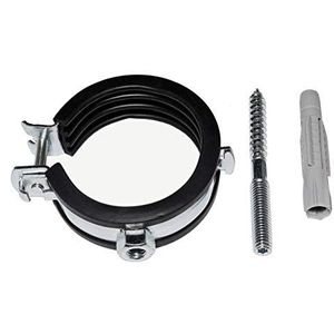 10 stuks (set) scharnierbuisklemmen 40-43 mm / 1 1/4"" + stokschroeven + pluggen (stokschroef M 8x60 mm)