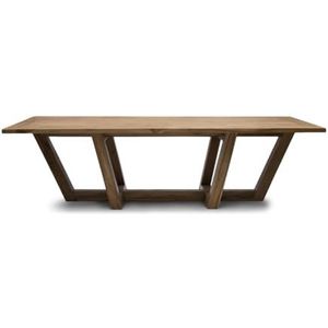 RivieraMaison - Teak Outdoor Eettafel - Bruin - 300x100 cm - Duurzaam Teakhout