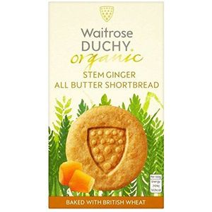 Ducado Waitrose Organic All Stengel Ginger Butter Zandkoekjes 150 g (6 stuks)