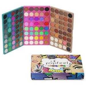 LHLXZQ 120 kleuren oogschaduw palet, multi-color make-up palette set, matte, flash parel en neon eyeshadow palette, dagelijks feest makeup tray#2