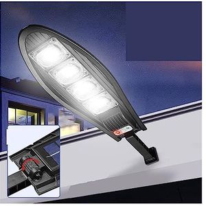 Zonne-straatverlichting, krachtige tuin straatverlichting op zonne-energie buiten 3 modi 8000 w buiten zonne-licht waterdicht straatlantaarn afstandsbediening schijnwerper for tuinhuis(300W)