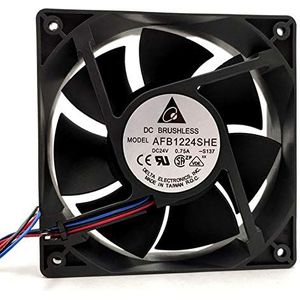 AFB1224SHE 12038 DC24V 0.75A large air flow server inverter axial cooling fan