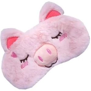 Schattig slaapmasker voor de ogen, pluche bandage, oogbedekking, slaapdroom voor meisjes en vrouwen, dierenoogbescherming, dutje, ontspanning, gezondheidszorg slaapmasker(11)