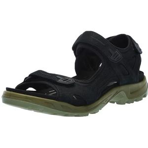ECCO Offroad asfalt-sandalen voor heren, Zwarte, 6/6.5 UK