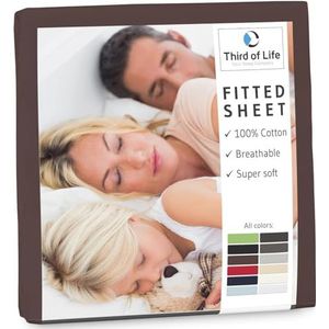 Hoeslaken 140x200 cm I 100% katoen I Gecertificeerd door Oekotex & GOTS I Ademend en pluisvrij hoeslaken I Elastisch en zacht I Ontworpen in Duitsland I Hoeslaken 140 x 200 x 20 cm