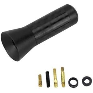 Audio- & videoantennes voor auto Universele autoantenne signaal 3,5 cm koolstofvezel dakradio korte antenne mini FM/AM auto-accessoires Autoradio Antenne(Black)