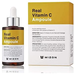 [MIZON] REAL VITAMIN C AMPOULE (30ml) Koreaanse huidverzorging - Vitamine C-serum (19%) - Teintcorrectie - Voeding en hydratatie - Natuurlijke ingrediënten