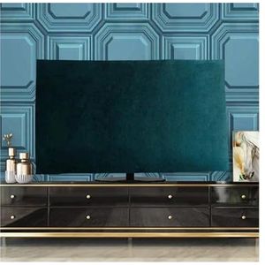 WLTYSM TV Cover Fluwelen Stof TV Cover 43 ""55 Inch 65 Inch Hangende TV Cover Stofkap Desktop TV Display Beschermers (Fluweel donkergroen, 70"")