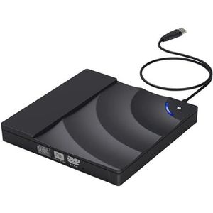 Draagbare Hoge Snelheid USB 3.0 CD DVD-RW Optische Drive Externe Slanke Schijflezer Desktop Pc Laptop Tablet Dvd-speler Gebruiksvriendelijk