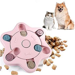 Interactieve Treat Dispenser Puzzel Hondenpuzzel Feeder Speelgoed Intelligentie Puzzel Hondenspeelgoed Hondenpuzzel Feeder Speelgoed Voerspel Verbeter Iq Voor Huisdieren Honden Katten
