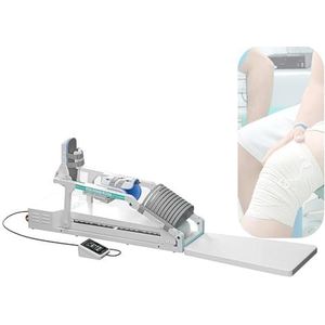 SAYEYBU Electric Leg Knee Rehabilitation Trainer Machine, 0-140° Adjustable Bending/Straightening for Post Fracture Recovery, Home Exerciser with Angle/Time Settings, Stiffness Relief,Wit