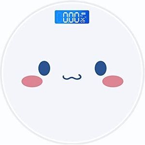 JINGYAN Digitale Personenweegschaal Bathroom Cartoon Home Supplies Weighing Scale Wands Girls Gift(Usb)