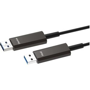 ALcorY Datakabel Set-Top-Box USB 3.0 Dubbele End Harde Schijf Transmissiekabel Verbindingskabel voor TV Projector USB 3.0 (Kleur: H, Maat: 1 m)
