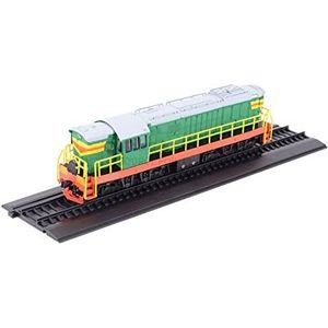 1/87 Legering Locomotief Rijtuig Pull Back Model Trein Speelgoed Met Geluid Licht Kinderen