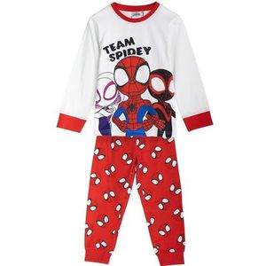 Spidey - Pyjama - Wit - 100% Katoen
