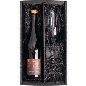 Soolong Alcoholvrij cadeau, populaire 0.0% Thee-wijn, Sparkling, Bubbel, witte wijn geinfuseerd met thee, T-Vino Enjoy Jasmin, Sparkling tea, 0,0% VOL - Geschenkverpakking 1stuks