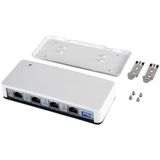 Exsys - EX-1329 - Netwerkadapter - Wit - 4x RJ45 - USB 3.2 Gen 1