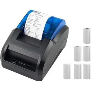 58 Mm Desktop Thermische Draagbare Printer Ontvangstbewijs POS 58 Mm Barcode Miniprinter Bluetooth Draadloos Gebruiksvriendelijk