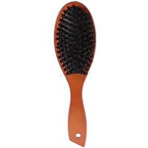 DieffematicSZ kam Antistatic Bristle Hair Brush Comb Wooden Handle Massage Head Hair Care Salon Drop Shipping