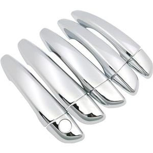 Autoaccessoires Voor Citroen Voor Berlingo 2019 2020 2021 2022 K9 Chrome Deurgreephoes(5 Handle 1 Keyholes)